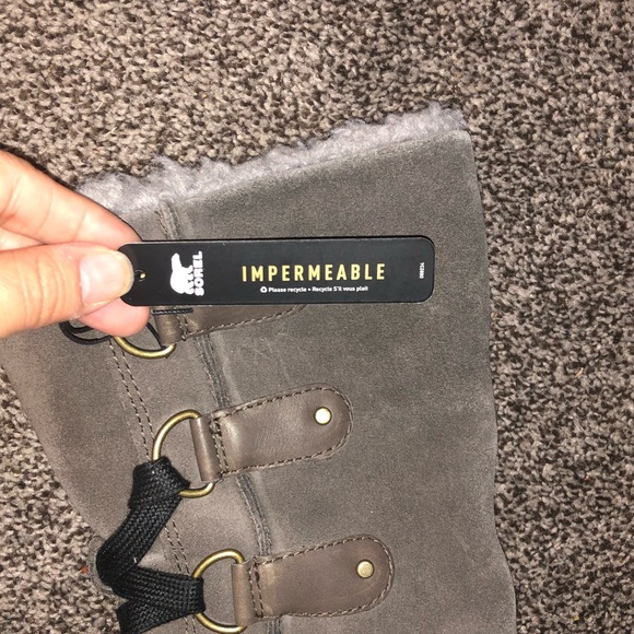 NWOB Sorel Emelie Lace Up Waterproof Boots - Picture 2 of 9